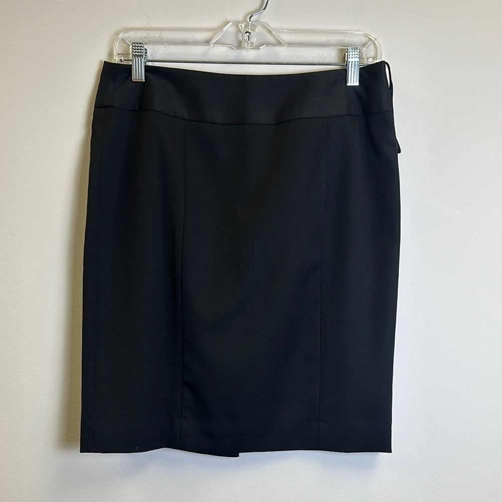 Anne Klein Black Pencil Skirt Knee-Length Work